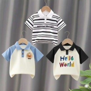 Stylish cotton Polo t-shirt combo for boys=HZ-557