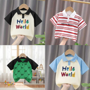 Stylish cotton Polo t-shirt combo for boys=HZ-611