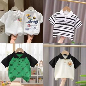 Stylish cotton Polo t-shirt combo for boys=HZ-621