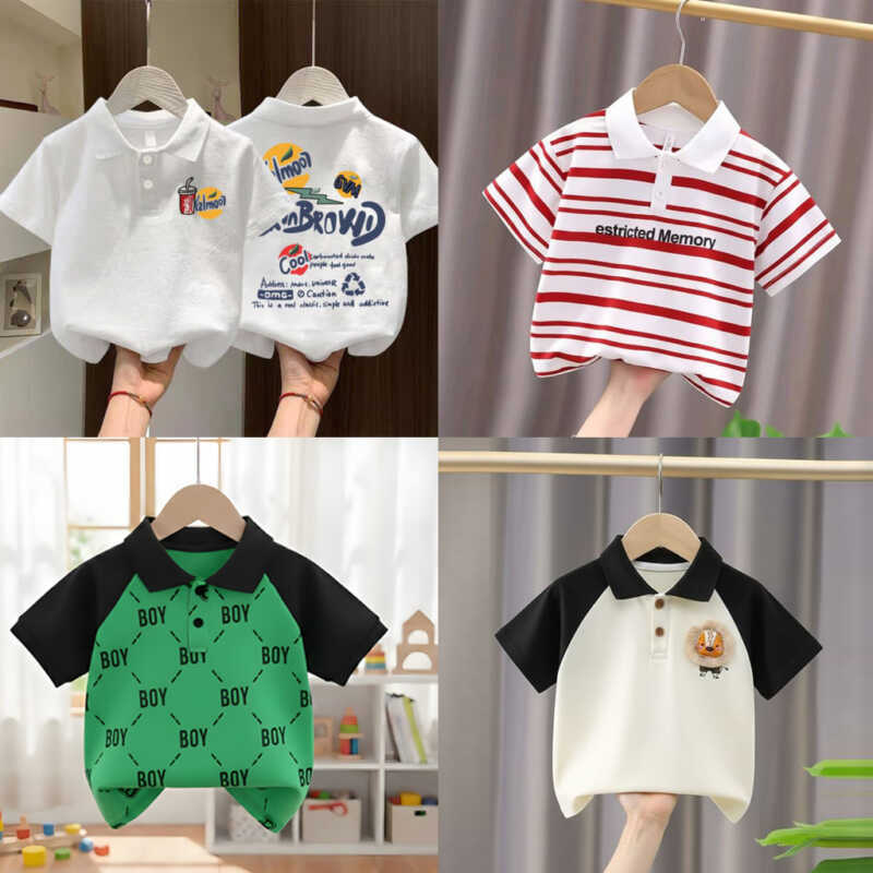 Stylish cotton Polo t-shirt combo for boys=HZ-622
