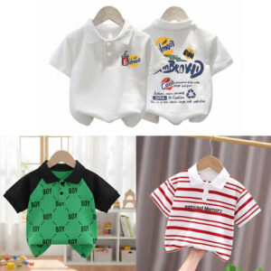 Stylish cotton Polo t-shirt combo for boys=HZ-627