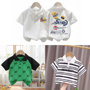 Stylish cotton Polo t-shirt combo for boys=HZ-628