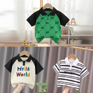 Stylish cotton Polo t-shirt combo for boys=HZ-630