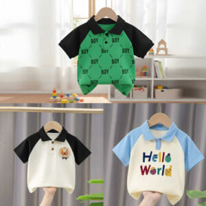 Stylish cotton Polo t-shirt combo for boys=HZ-633