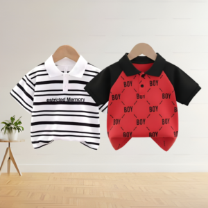 Stylish cotton Polo t-shirt combo for boys=HZ-656