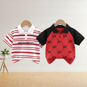 Stylish cotton Polo t-shirt combo for boys=HZ-654