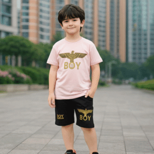 Stylish cotton t-shirt and pant combo for boys=HZ-504